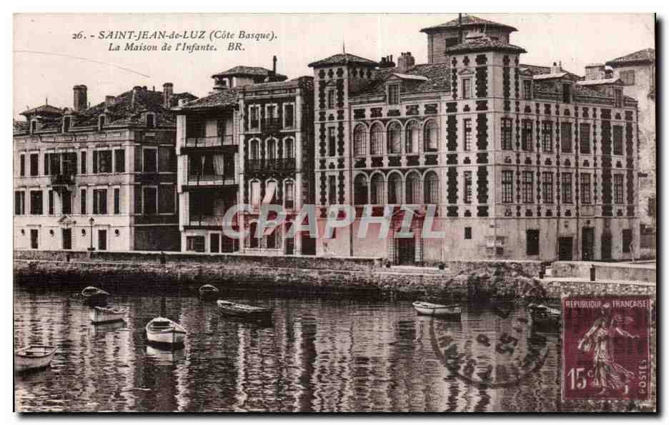 CPA St Jean de Luz La maison de l'infante