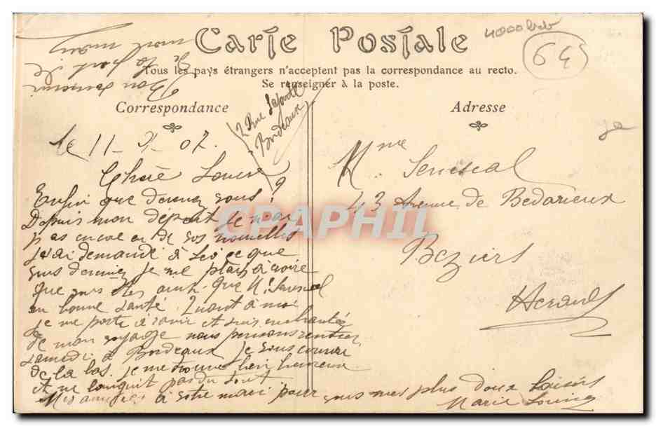 Cambo-les-Bains (Basses-Pyrénées) — L'Allée des Thermes et la Route de Saint-Jean-Pied-de-Port — NBS-Photo — Reverso