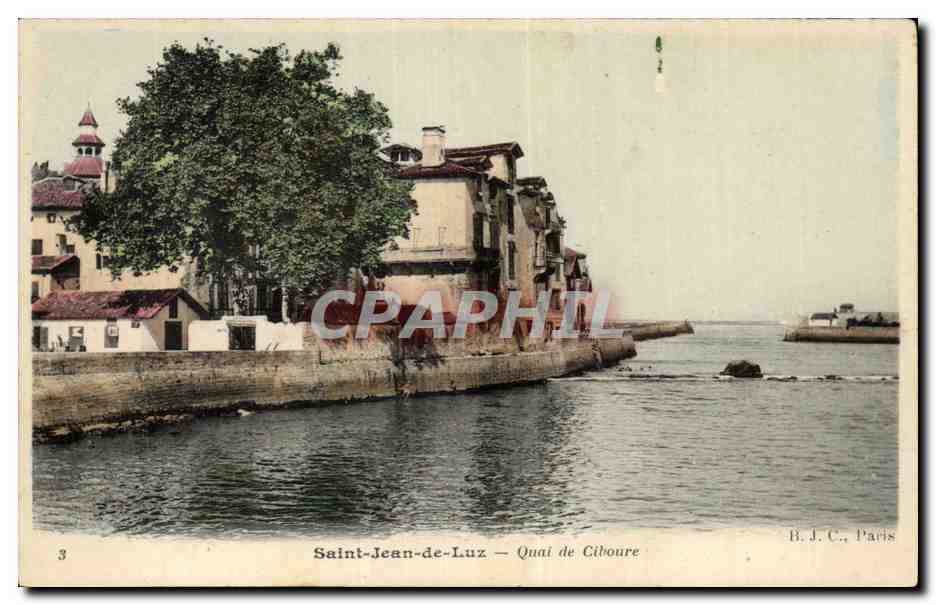 CPA Saint Jean de Luz Quai de Cibourre