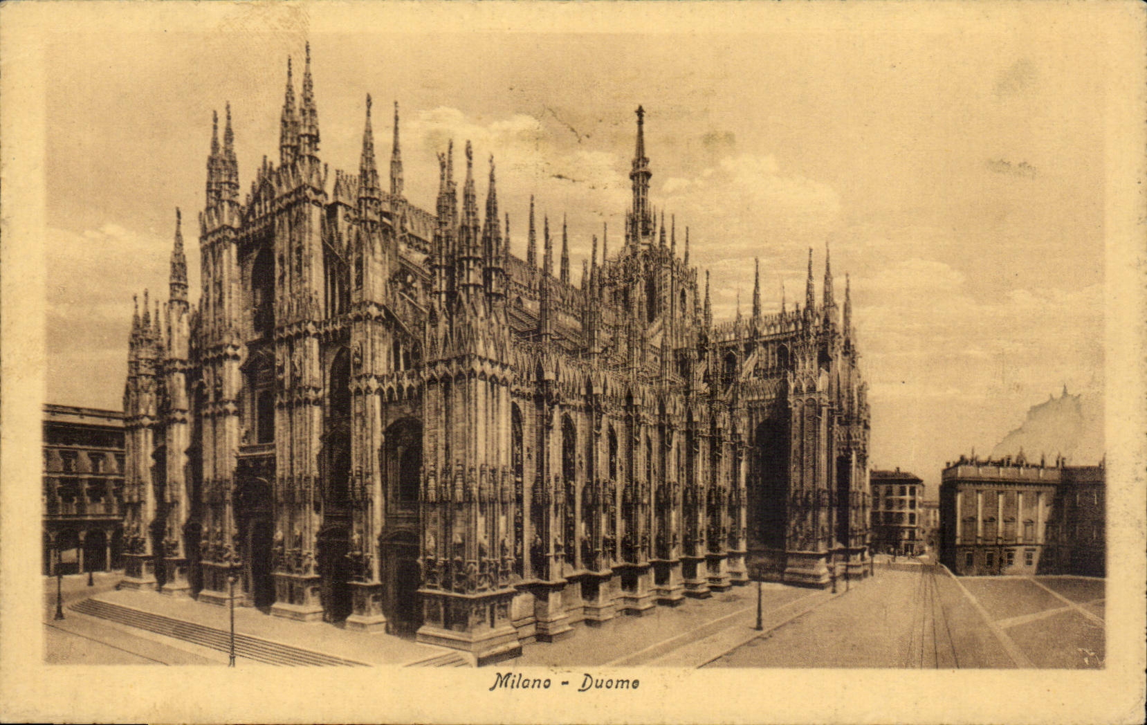 CPA Italie Italia Milano Duomo