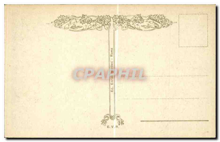 CPA Italie Italia Roma Altare della Palzia — Rückseite