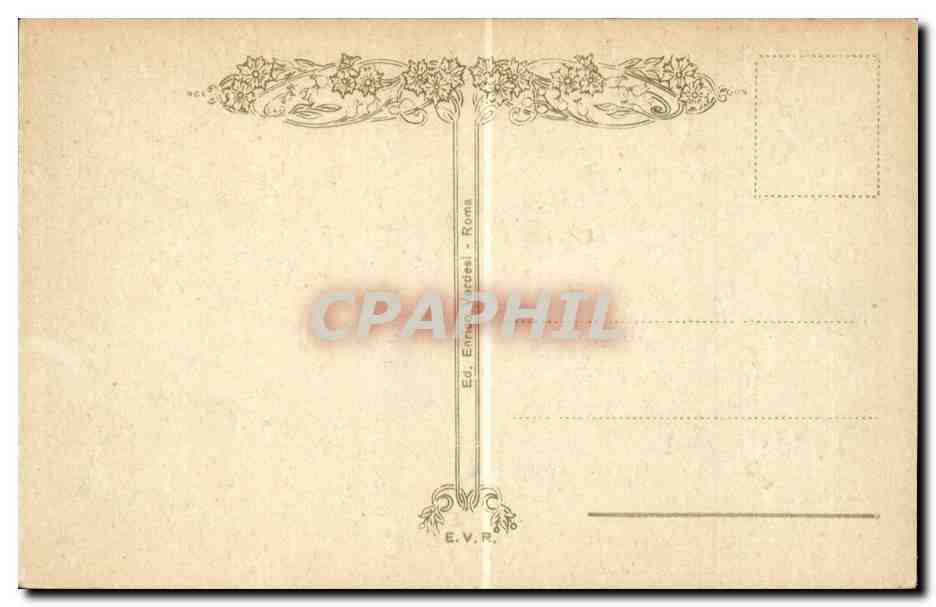 CPA Italie Italia Roma Palazzo Viminale Ministero degli interni — Rückseite
