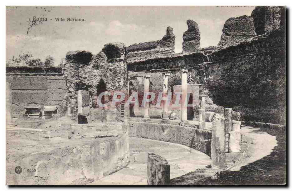 CPA Italie Italia Roma Villa adriana