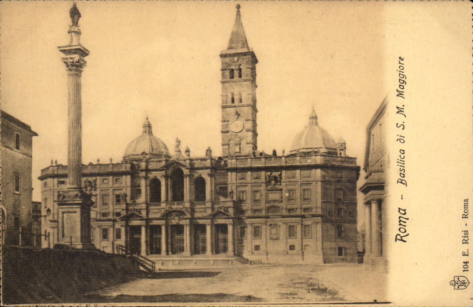 CPA Italie Italia Roma Basilica di S M Maggiore