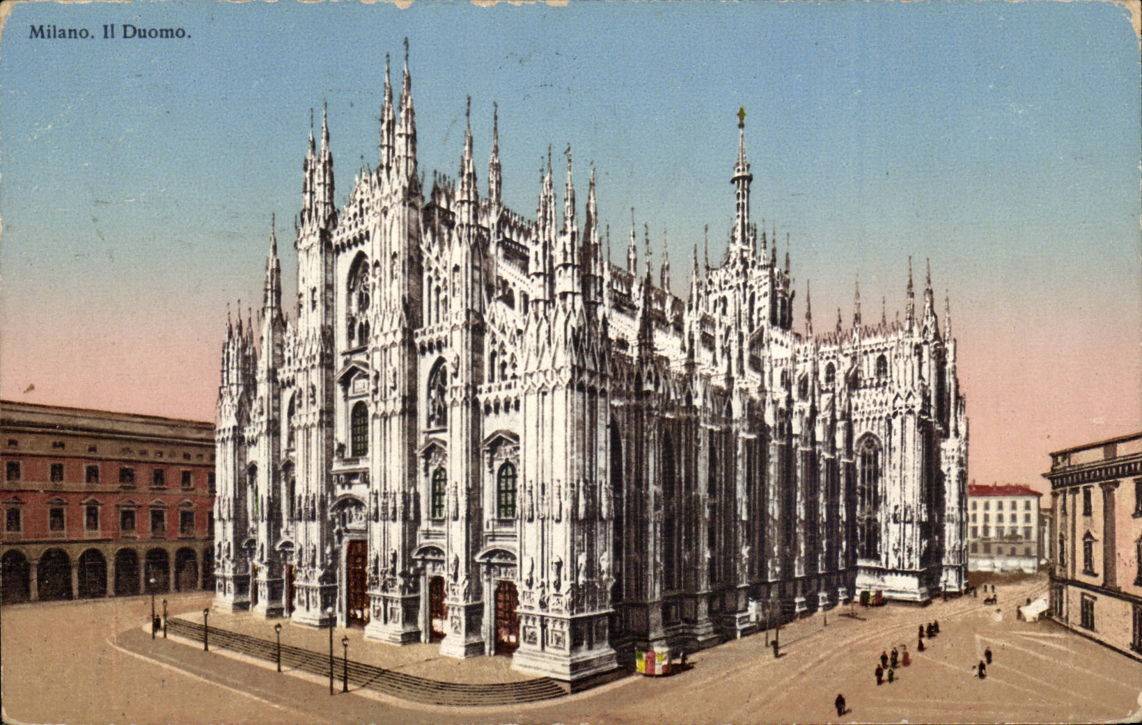 CPA Italie Italia Milano il duomo