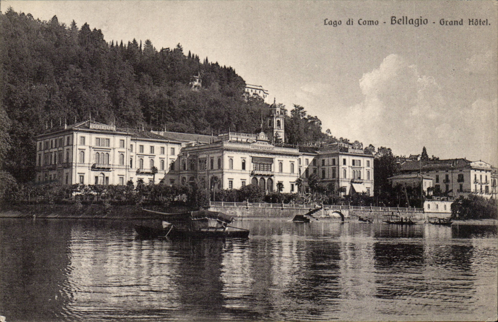 CPA Italie Italia Lago di Como Bellagio Grand hotel