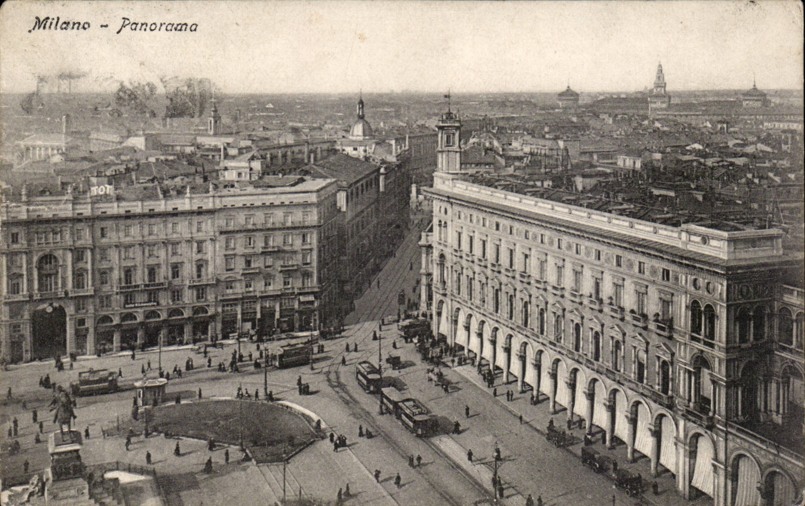 CPA Italie Italia Milano Panorama