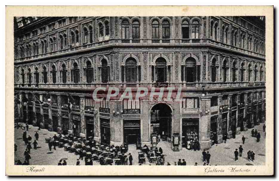 CPA Italie Italia Napoli Galleria Umberto 1