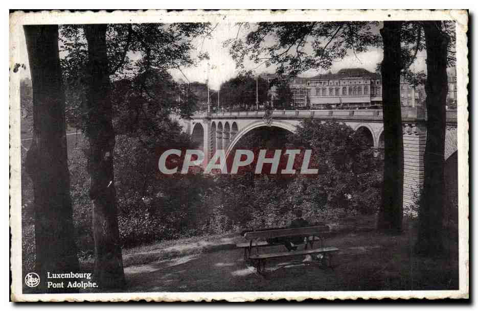 CPA Luxembourg Pont Adolphe