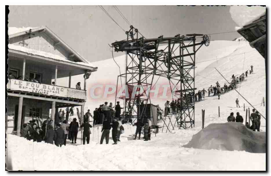 CPSM Grand Bornand Le teleski du chinaillon 