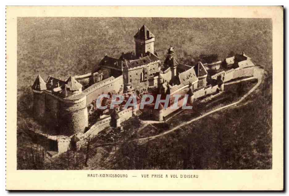 Haut-Königsbourg — Vue prise à vol d'oiseau — Édition spéciale du Château