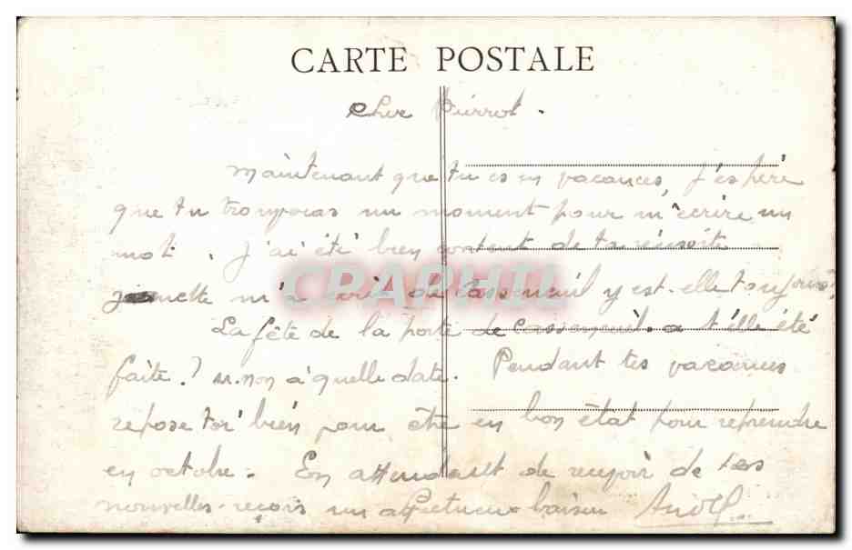 Camp de Ger (B.-P.) — Entrée du Camp — Cl. Fitte-Rey — Verso