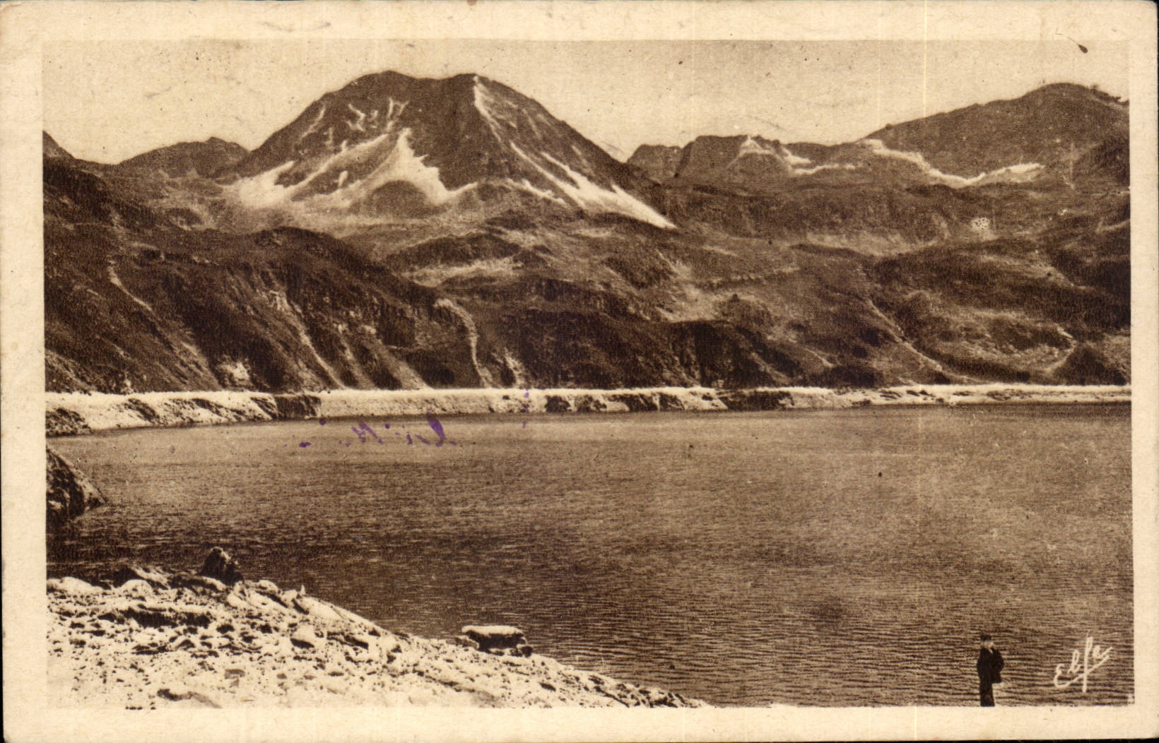 Blauer See zwischen Bagnères und Barèges — Massif du PIC du MIDI — Éditions Pyrénées-Océan