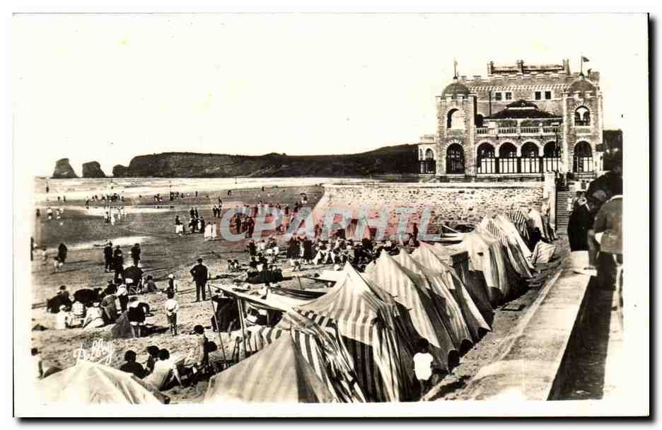Hendaye — Casino de la Plage et les Deux Jumeaux — M. Delboy, Bordeaux