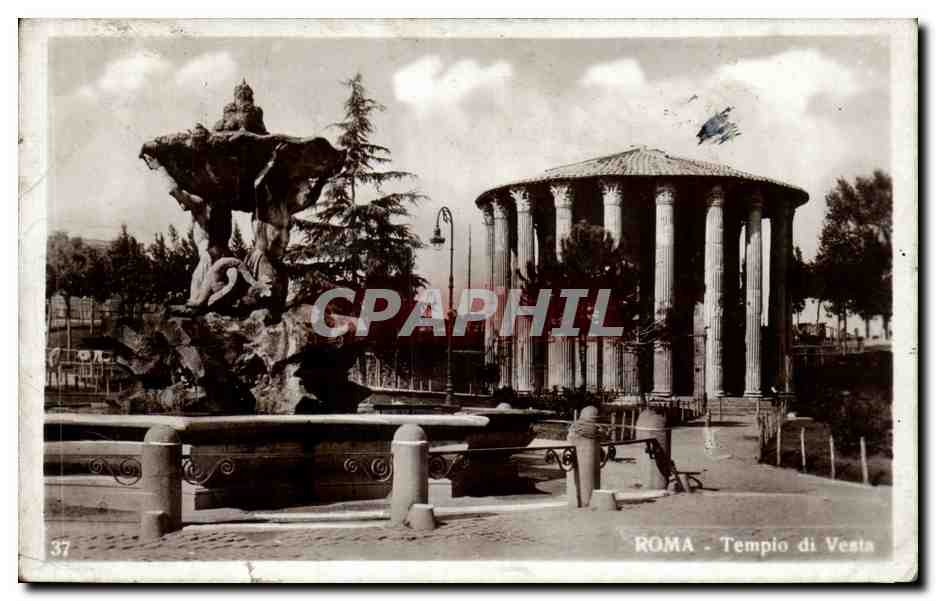 CPA Italie Italia Roma Templo di Vesta