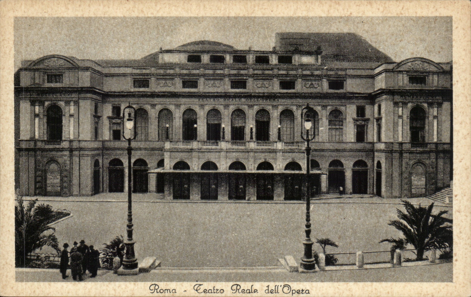 CPA Italie Italia Roma Teatro Reale dell opera