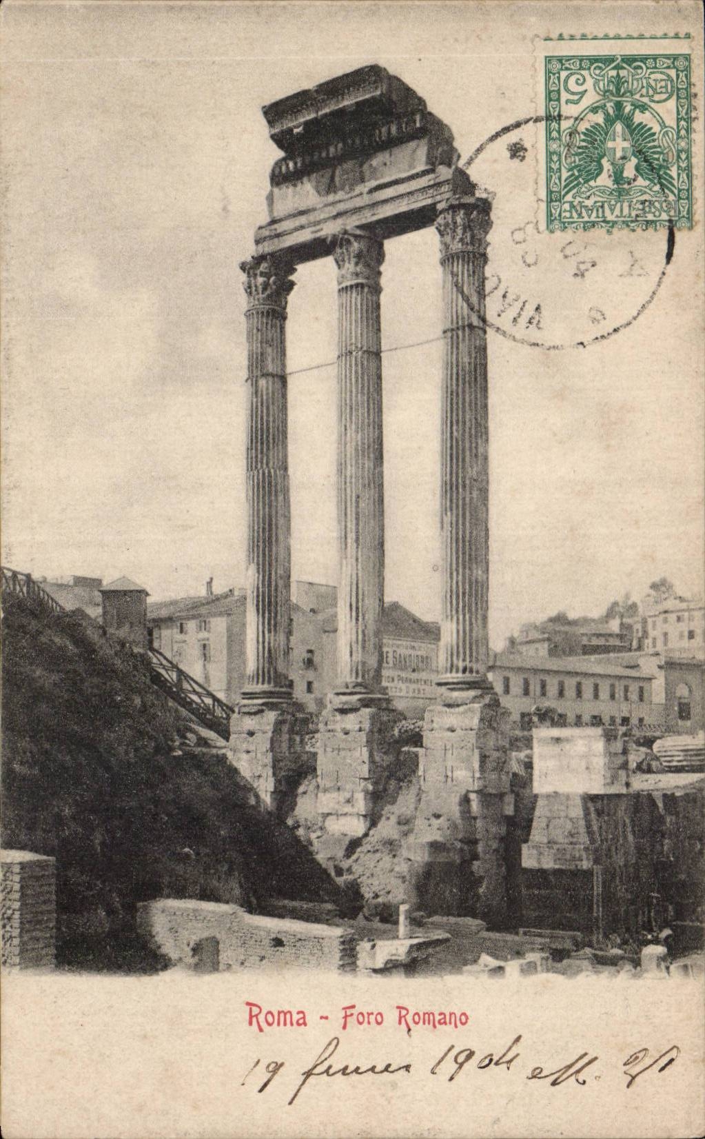 CPA Italie Italia Roma Foro Romano