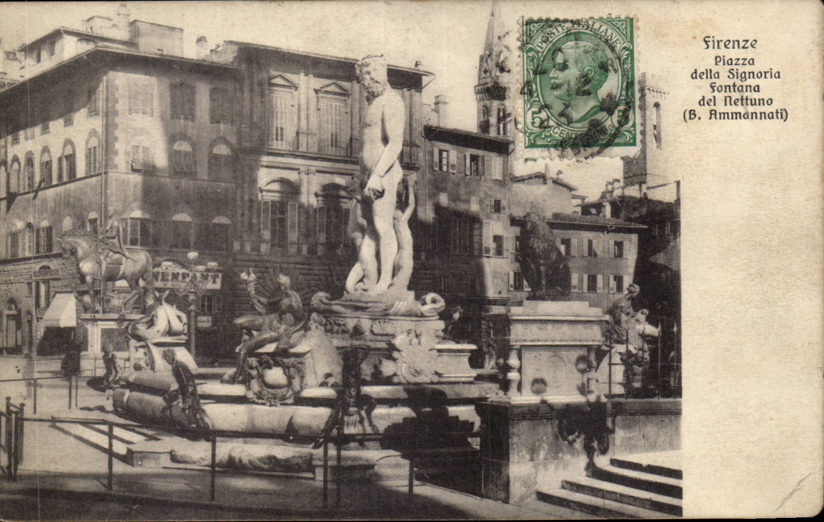CPA Italie Italia Firenze Piazza della Signori 
