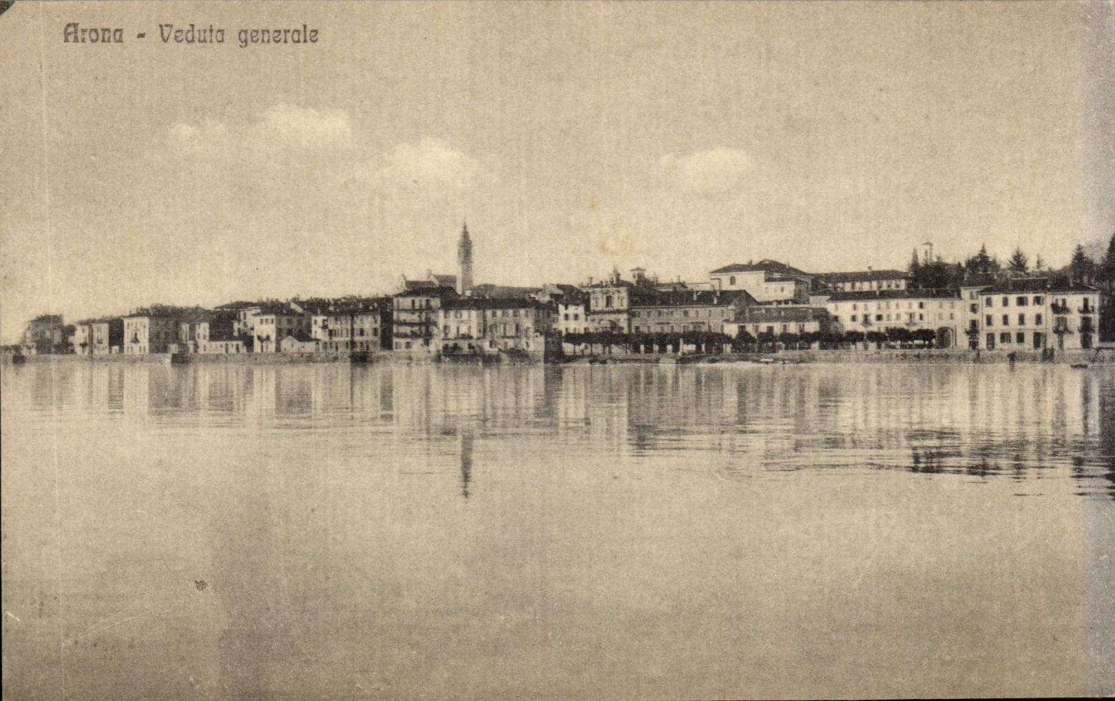 CPA Italie Italia Arona Vedula Generale