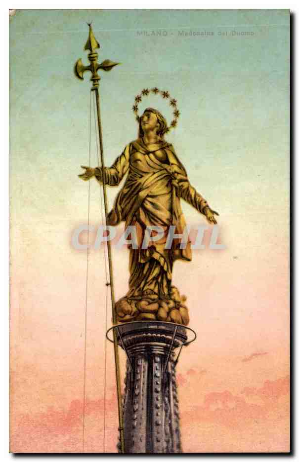 CPA Italie Italia Milano Madonna del Duomo