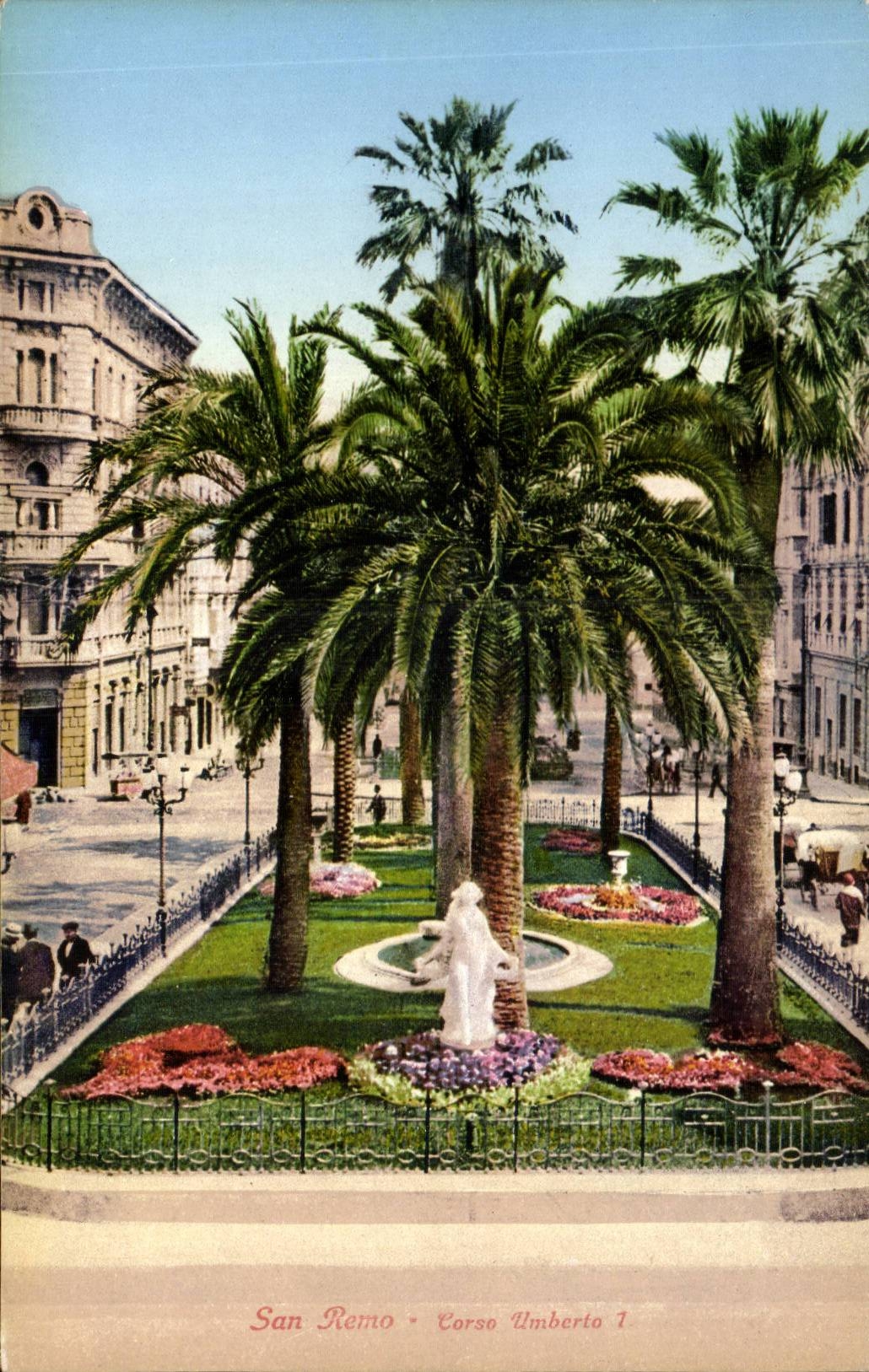 CPA Italie Italia San Remo Corso Umberto