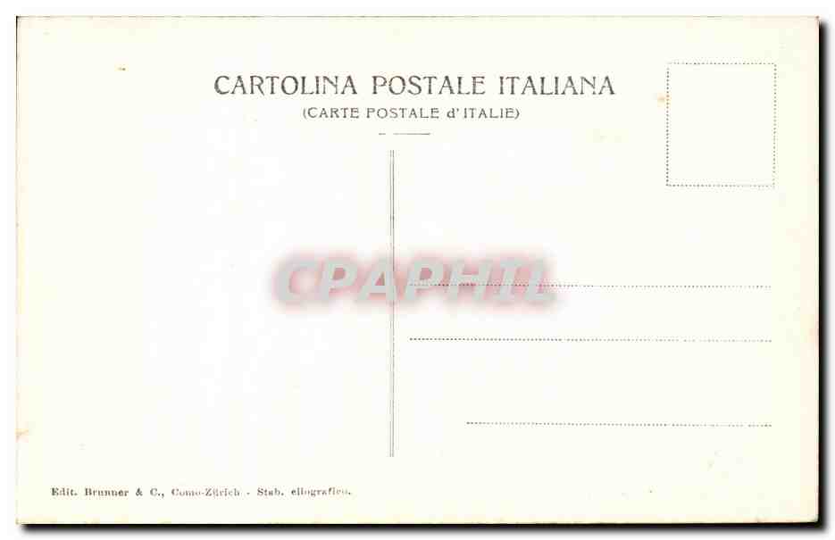 CPA Italie Italia Roma Interno della Cappella Sistina — Rückseite