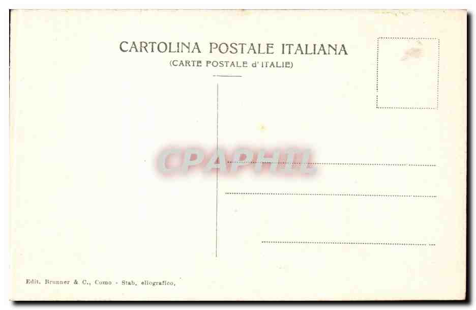 CPA Italie Italia Roma Interno dela Basilica di S Paolo — Rückseite