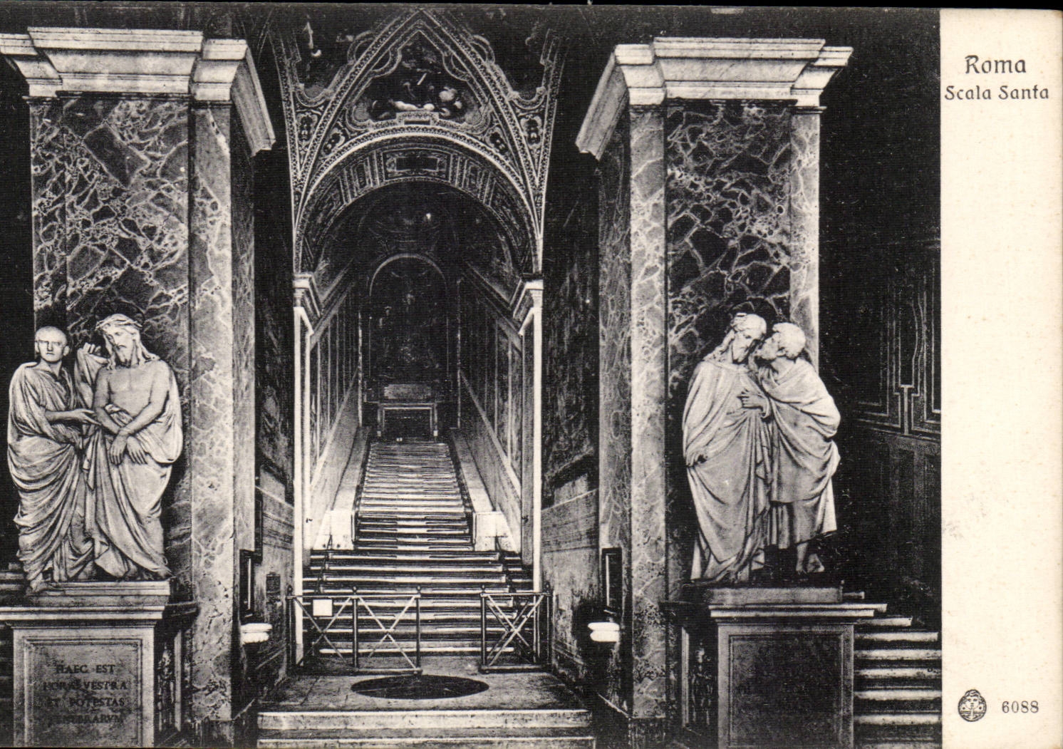 CPA Italie Italia Roma Scala Santa