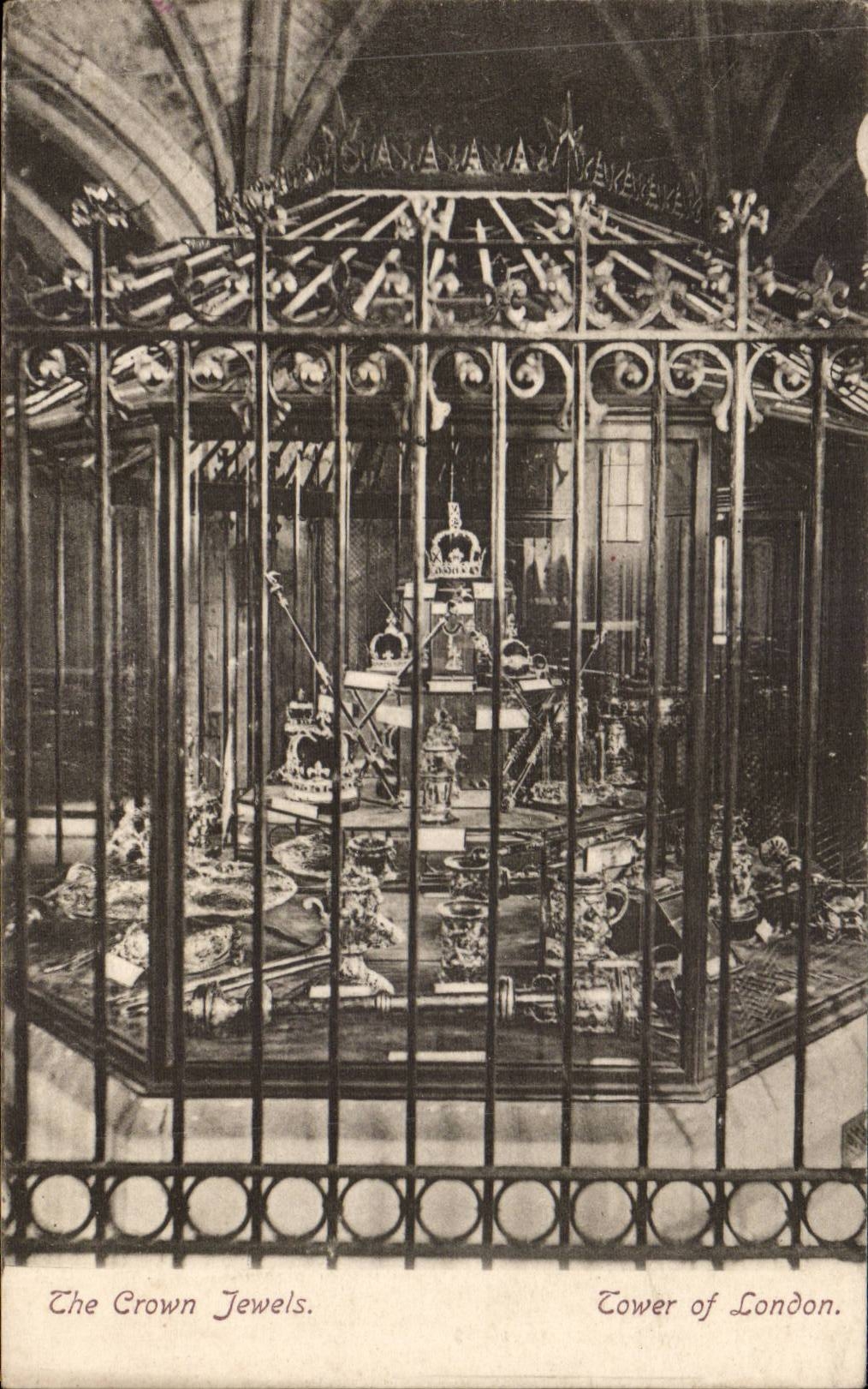 CPA Grande Bretagne The crown jewels Towe of London
