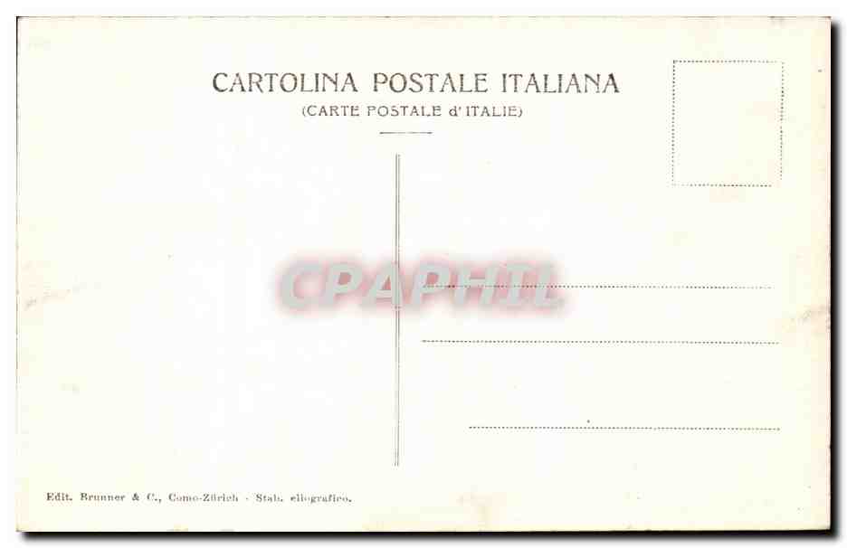 CPA Italie Italia Roma Palazzo dei CEsari — Rückseite