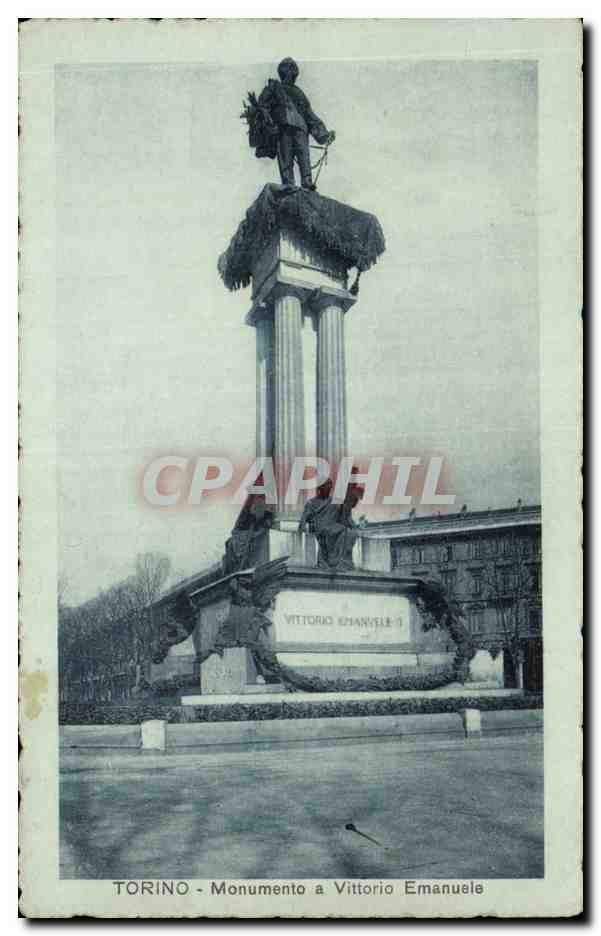 CPA Italie Italia Torino Monumento a Vittorio Emanuele