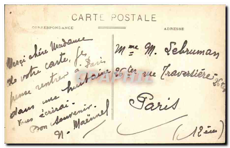 CPA Environs de St Etienne La vallee de la loire pres St Victor sur Loire — Rückseite