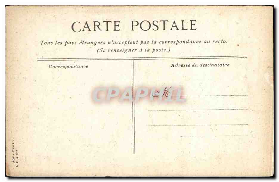 CPA Rouen Fontaine de la Crosse — Verso