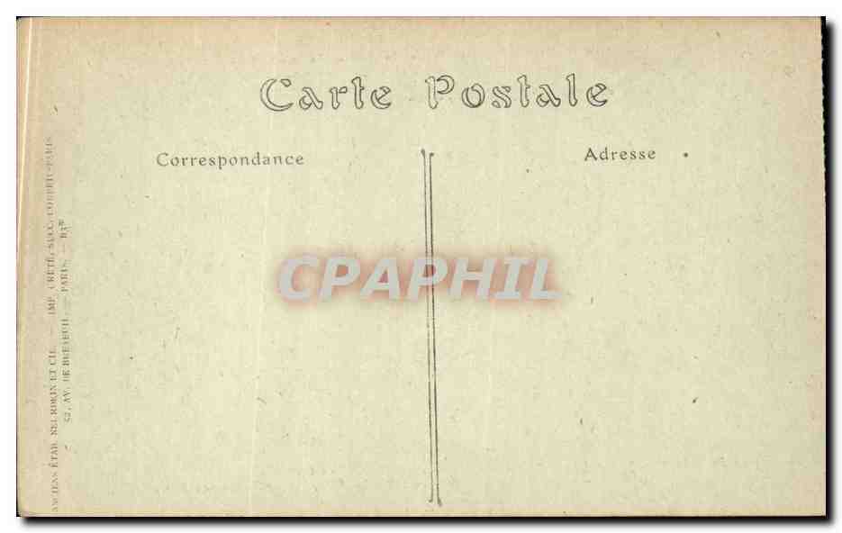 CPA Sainte Adresse Le pain de sucre et le chemin de la chapelle Notre Dame des Flots — Rückseite