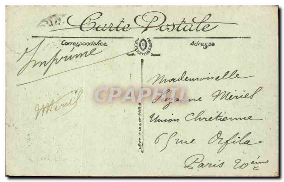 CPA Strasbourg Le pont de Kehl  — Verso