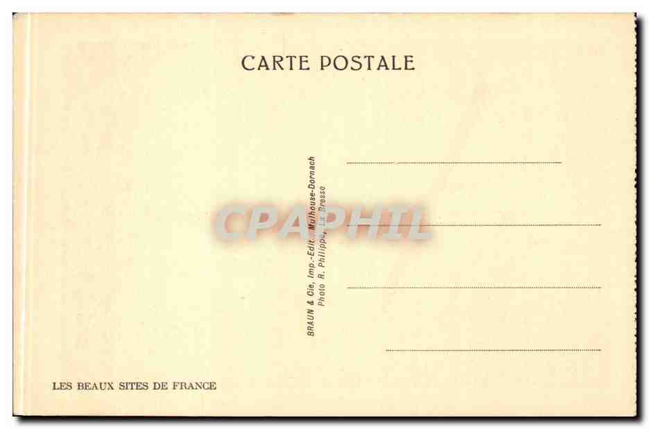 CPA La Bresse La chapelle de Brabant alt 920m — Rückseite