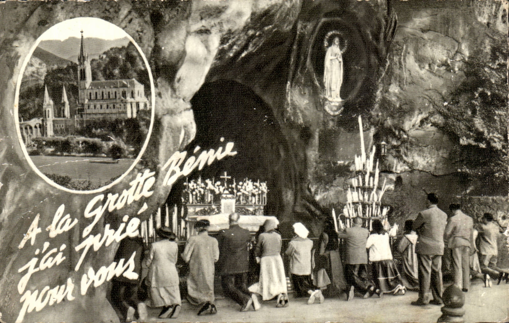 CPSM Lourdes Souvenir