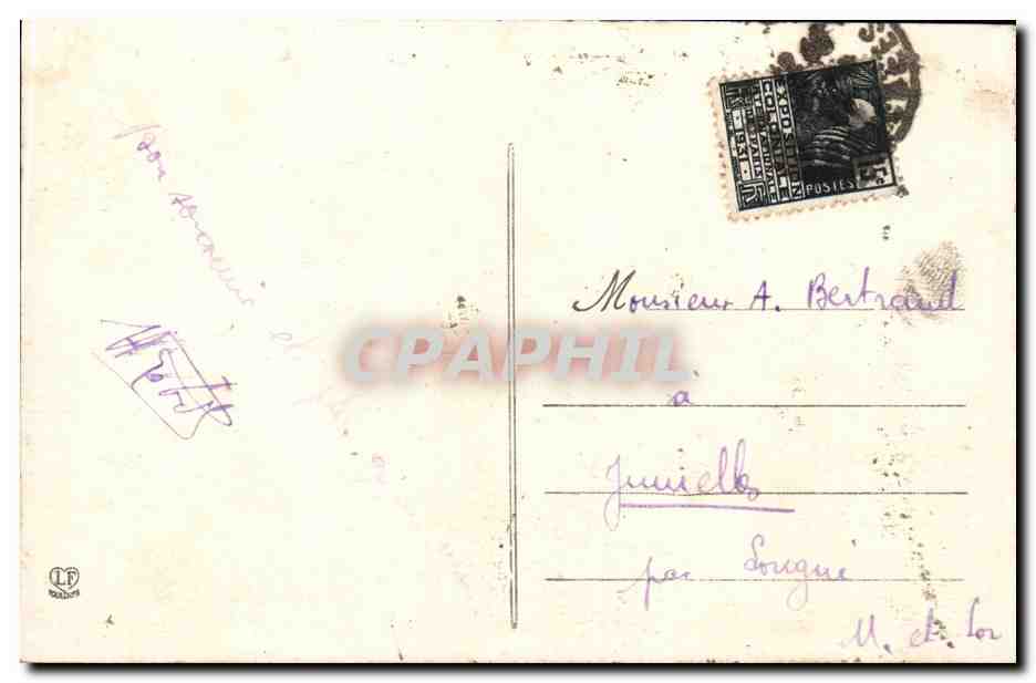 CPA Hendaye Vue prise de l'embarcadere sur Fontarabie — Rückseite
