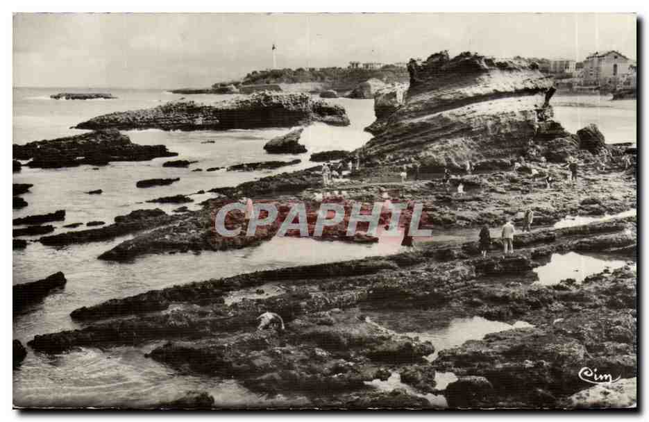 Biarritz (B.-Pyr.) — Le Rocher de l'Artillerie — Photo Chiller Macon
