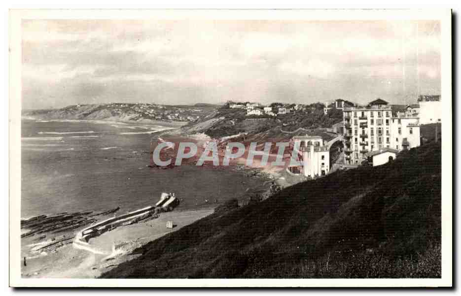 CPA Guethary Les hotels et la plage