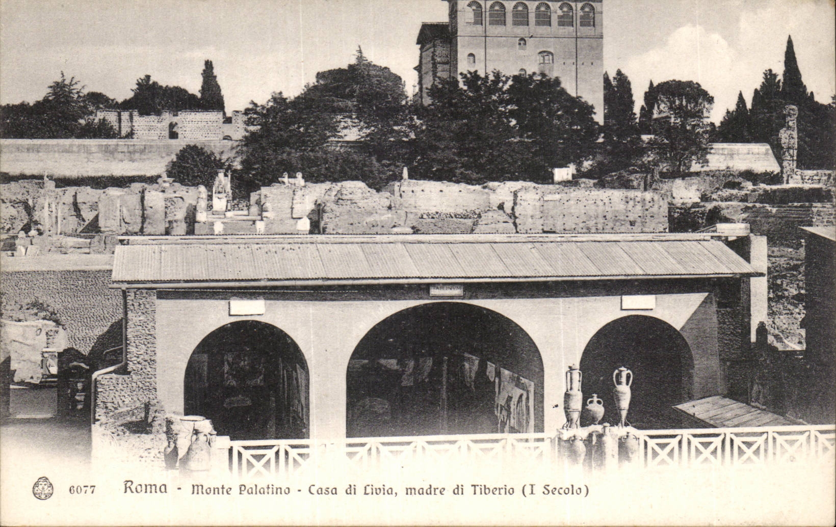 CPA Italie Italia Roma Monte Palatino Casa di livia Madre di Tiberio 