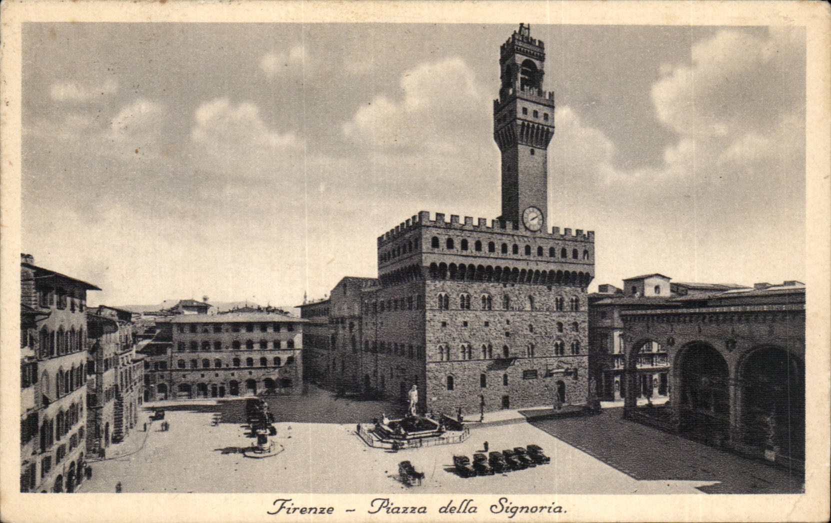 CPA Italie Italia Firenze Piazza della Signoria