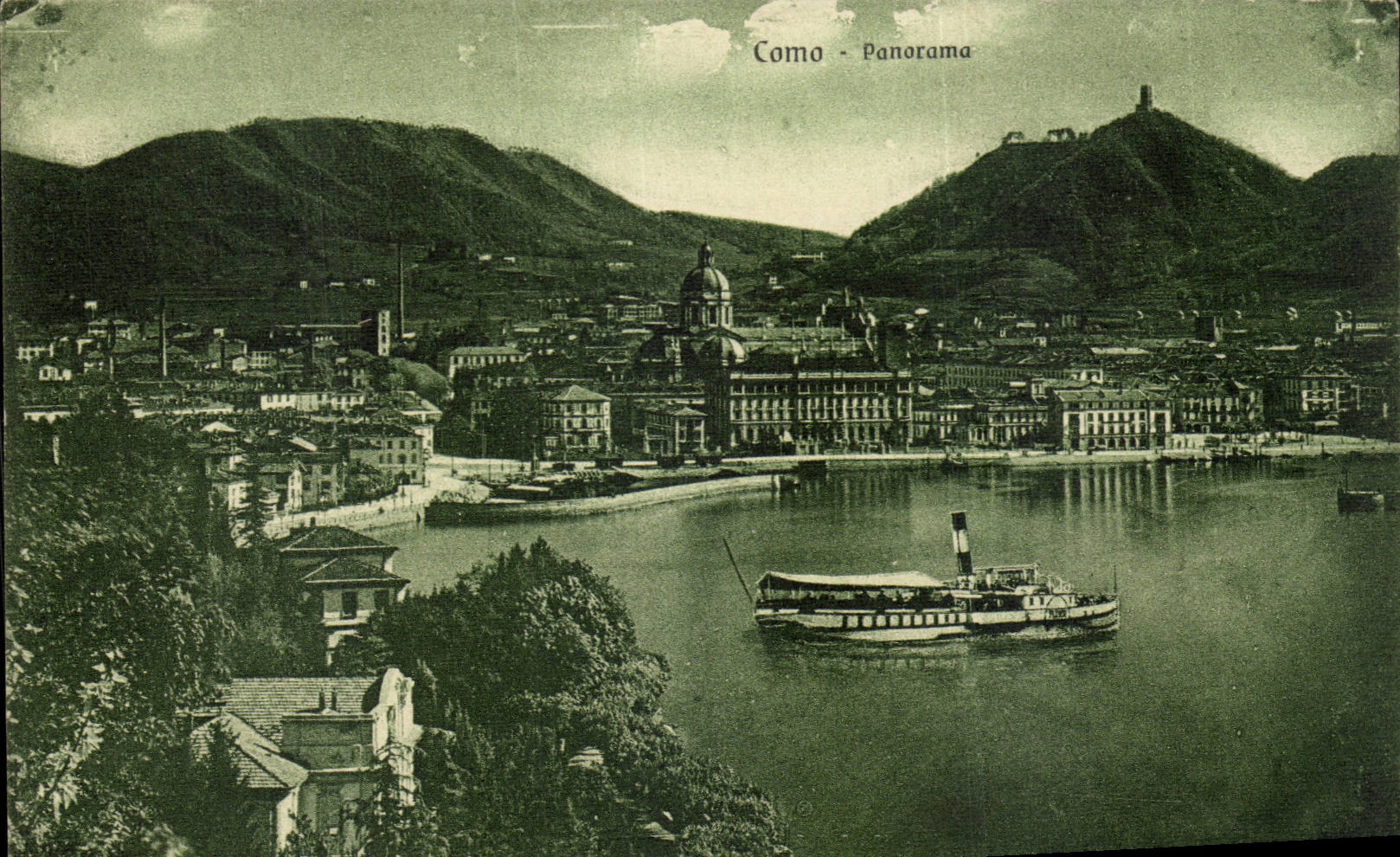 CPA Italie Italia Como Panorama