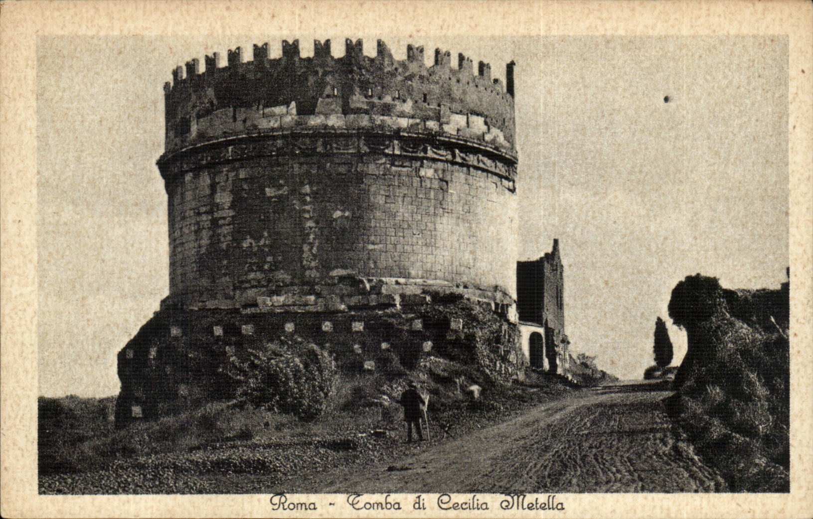 CPA Italie Italia Roma Tomba di Cecilia Metella