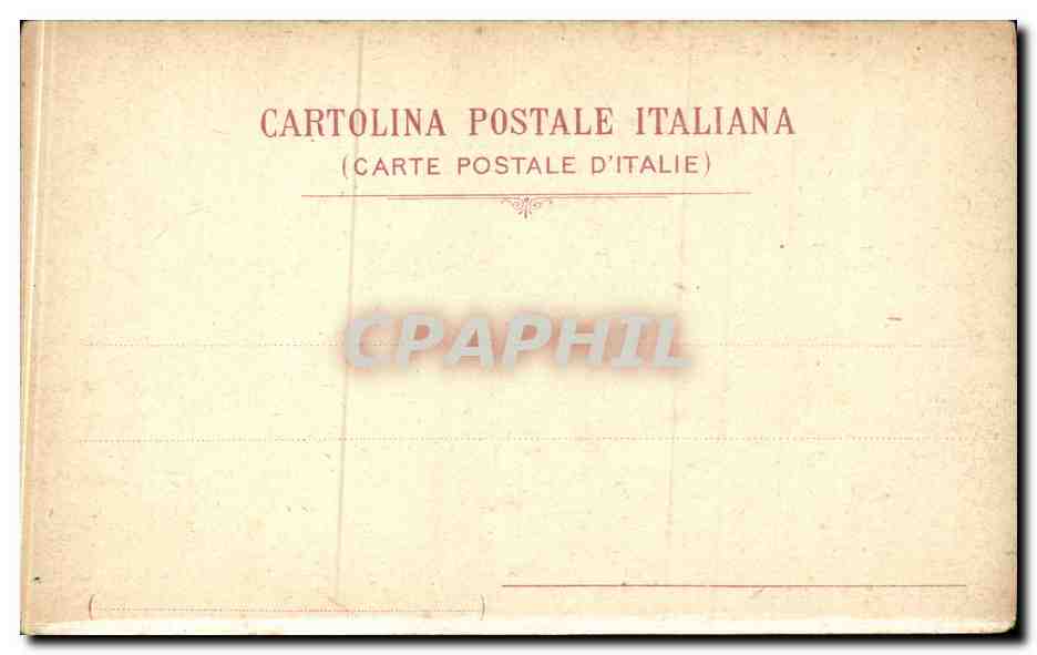 CPA Italie Italia Roma Pompei Arco di Caligola — Rückseite