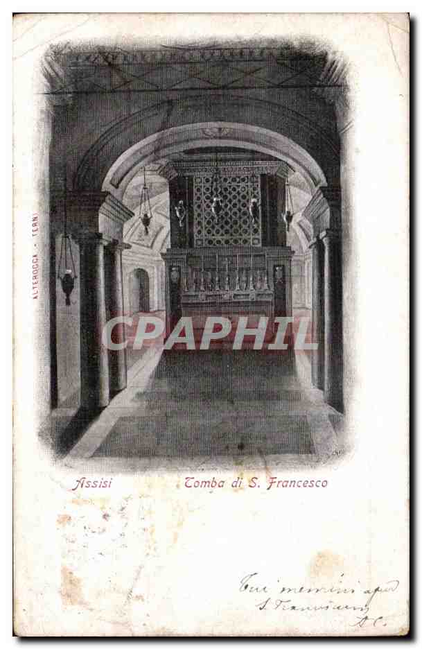 CPA Italie Italia Assisi Tomba di S Francesco