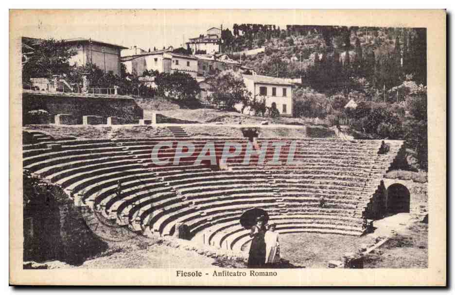 CPA Italie Italia Fiesole Anfiteatro romano