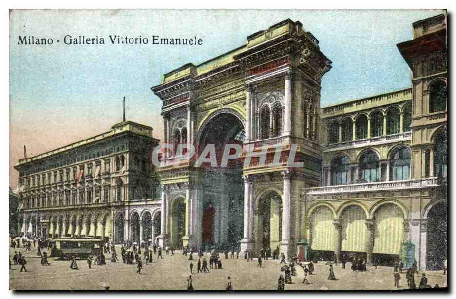 CPA Italie Italia Milano Galleria Vittorio Emanuel