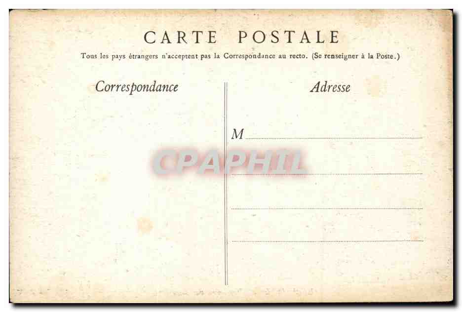 Lourdes CPA Tympan du rosaire — Verso