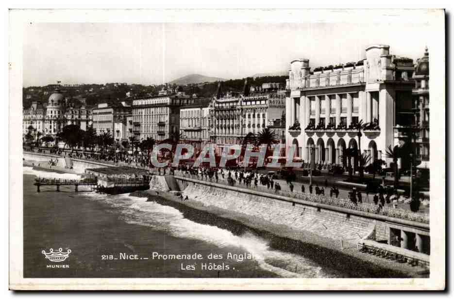 CPA Nice Promenade des anglais Les hotels